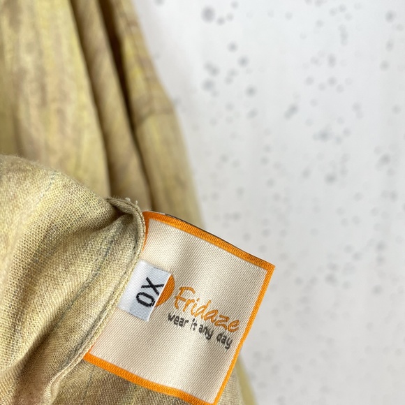 Fridaze Linen Button Front Jacket 0X - Picture 3 of 11